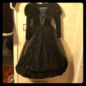 High quality girls dressup, black  dress only left